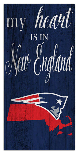 Wholesale NFL2029-My Heart is 6x12 / N2029-New England Patriots