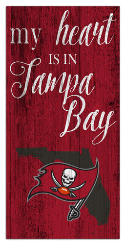 Wholesale NFL2029-My Heart is 6x12 / N2029-Tampa Bay Buccaneers