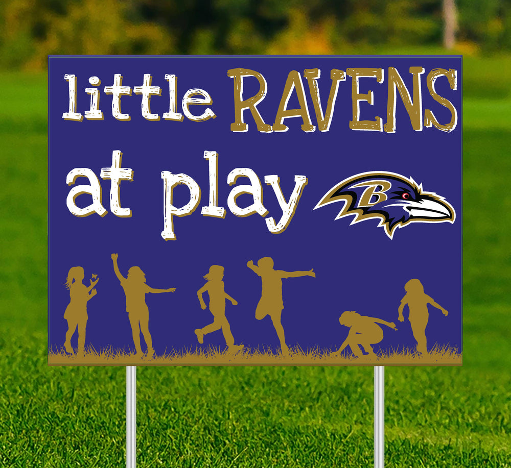 Wholesale NFL2031-Children At Play Yard Sign / N2031-Baltimore Ravens