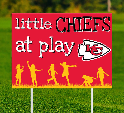 Wholesale NFL2031-Children At Play Yard Sign / N2031-Kansas City Chiefs