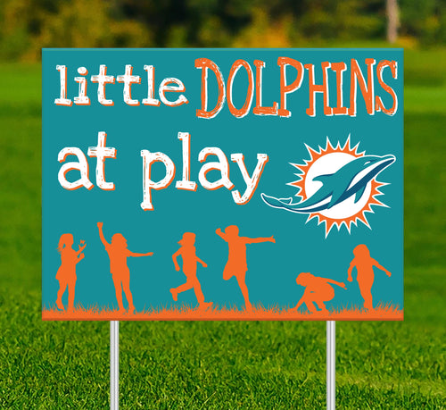 Wholesale NFL2031-Children At Play Yard Sign / N2031-Miami Dolphins