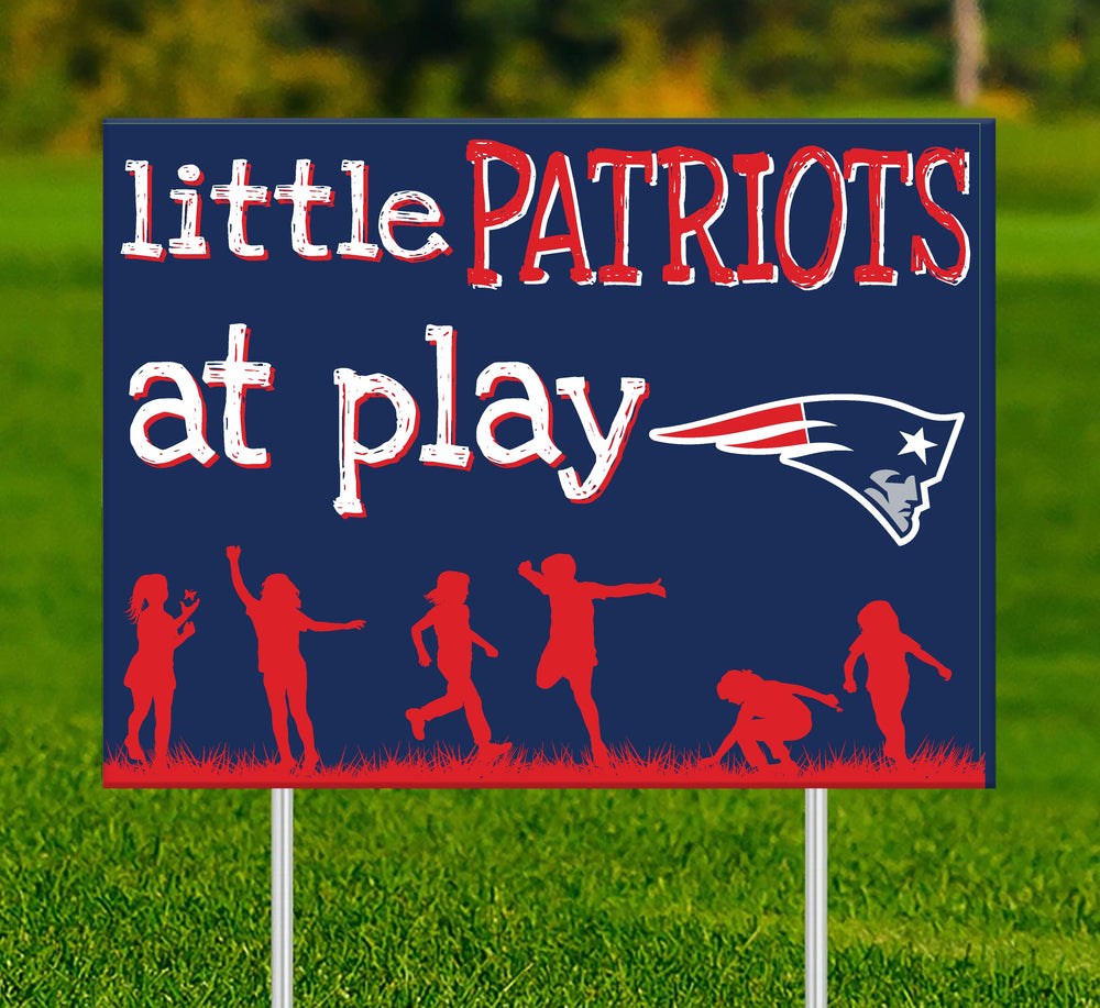 Wholesale NFL2031-Children At Play Yard Sign / N2031-New England Patriots