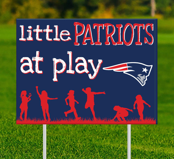 Wholesale NFL2031-Children At Play Yard Sign / N2031-New England Patriots