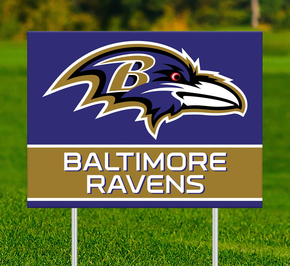 Wholesale NFL2032-Team Name Yard Sign / N2032-Baltimore Ravens