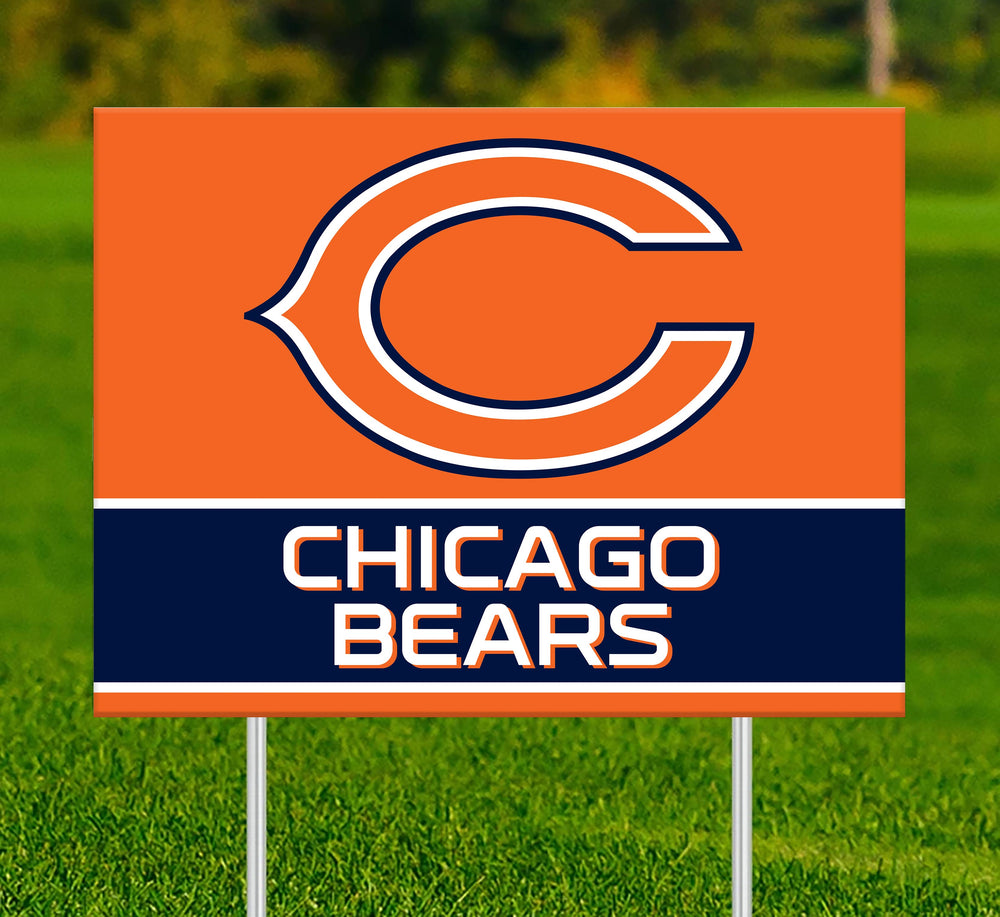 Wholesale NFL2032-Team Name Yard Sign / N2032-Chicago Bears