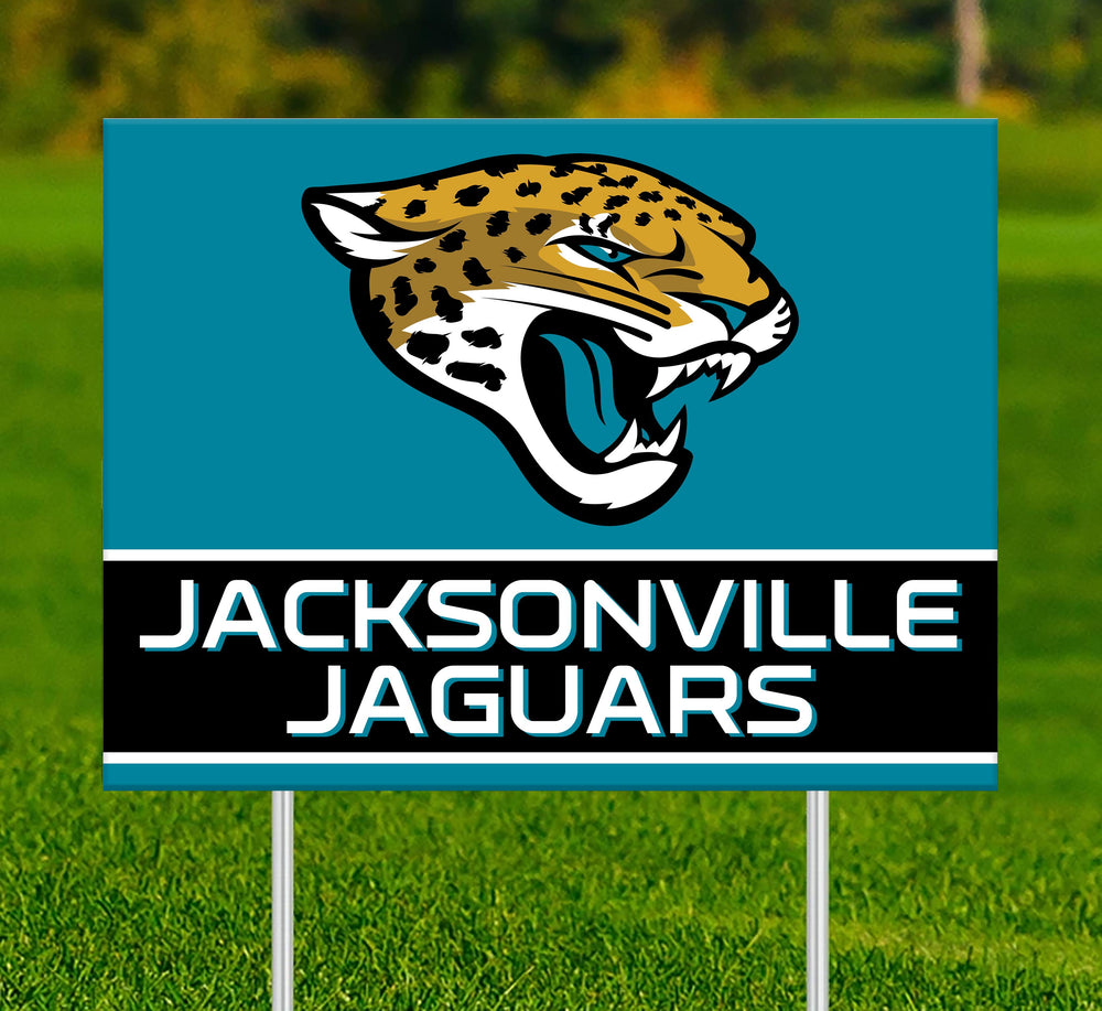 Wholesale NFL2032-Team Name Yard Sign / N2032-Jacksonville Jaguars