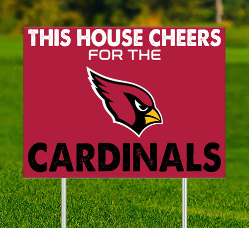 Wholesale NFL2033-This House Cheers Yard Sign / N2033-Arizona Cardinals