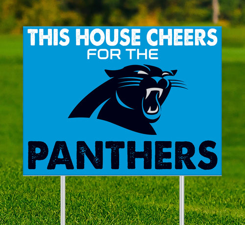 Wholesale NFL2033-This House Cheers Yard Sign / N2033-Carolina Panthers