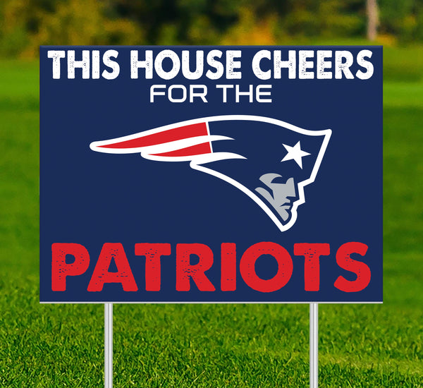 Wholesale NFL2033-This House Cheers Yard Sign / N2033-New England Patriots