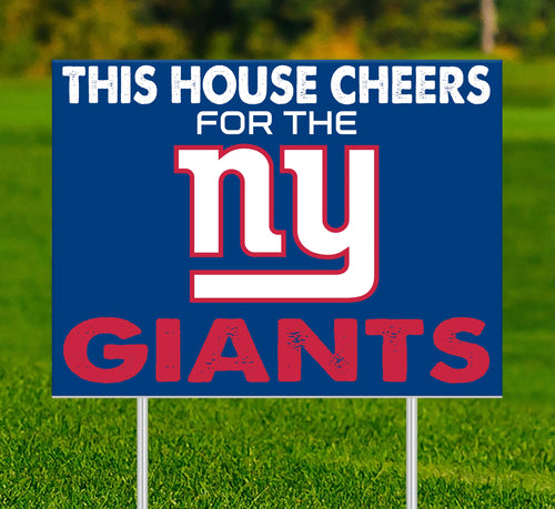 Wholesale NFL2033-This House Cheers Yard Sign / N2033-New York Giants