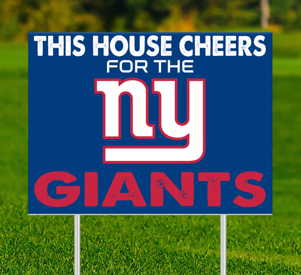 Wholesale NFL2033-This House Cheers Yard Sign / N2033-New York Giants