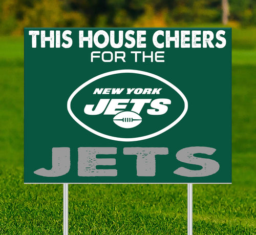 Wholesale NFL2033-This House Cheers Yard Sign / N2033-New York Jets