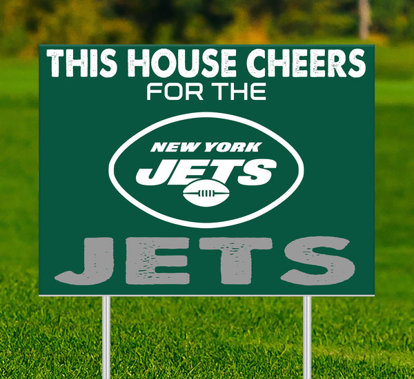 Wholesale NFL2033-This House Cheers Yard Sign / N2033-New York Jets