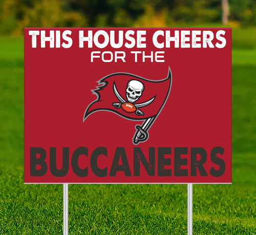 Wholesale NFL2033-This House Cheers Yard Sign / N2033-Tampa Bay Buccaneers