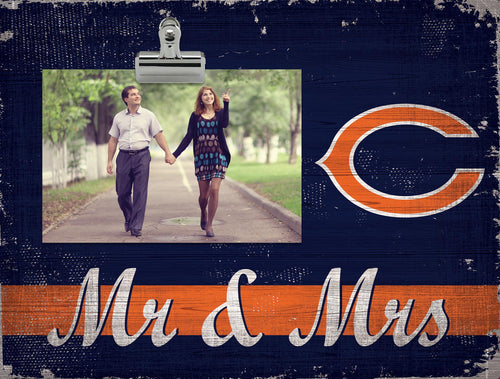 Wholesale NFL2034-Mr & Mrs Clip Frame / N2034-Chicago Bears