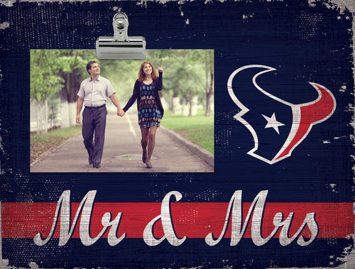 Wholesale NFL2034-Mr & Mrs Clip Frame / N2034-Houston Texans