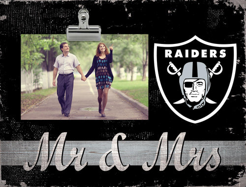 Wholesale NFL2034-Mr & Mrs Clip Frame / N2034-Las Vegas Raiders