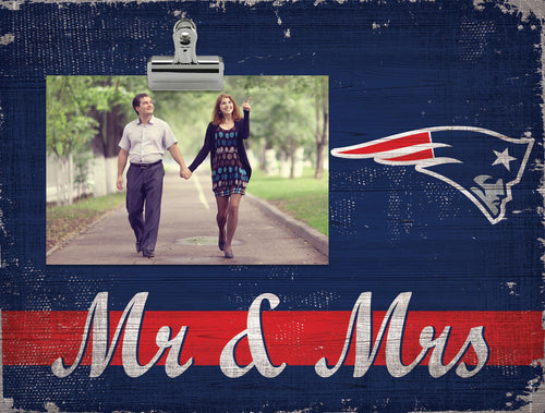 Wholesale NFL2034-Mr & Mrs Clip Frame / N2034-New England Patriots