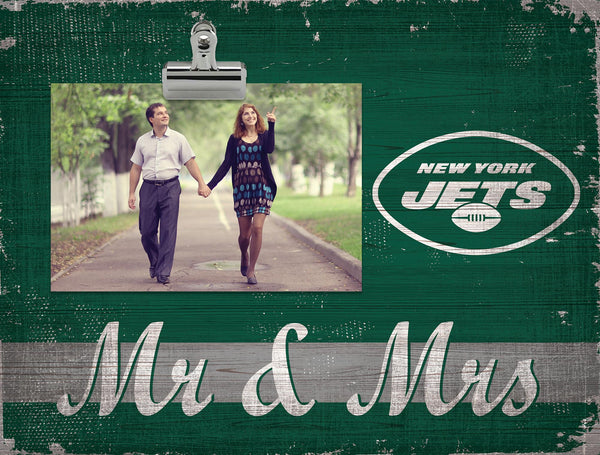 Wholesale NFL2034-Mr & Mrs Clip Frame / N2034-New York Jets