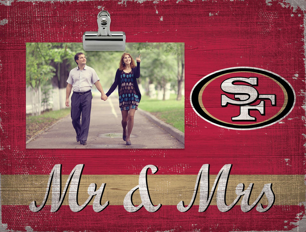 Wholesale NFL2034-Mr & Mrs Clip Frame / N2034-San Francisco 49ers