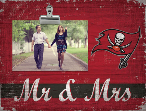Wholesale NFL2034-Mr & Mrs Clip Frame / N2034-Tampa Bay Buccaneers