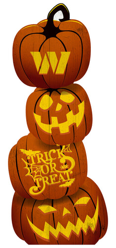 Wholesale NFL1031-Snowglobe 12 in wall art / NFL2042-Pumpkin Stack 31in Leaner / N2042-Washington Commanders