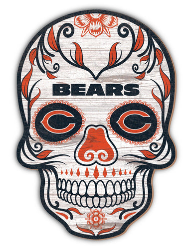 Wholesale NFL2044-Sugar Skull 12in / N2044-Chicago Bears