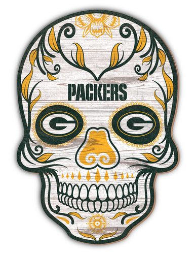 Wholesale NFL2044-Sugar Skull 12in / N2044-Green Bay Packers