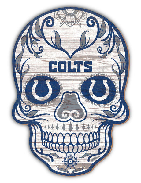 Wholesale NFL2044-Sugar Skull 12in / N2044-Indianapolis Colts