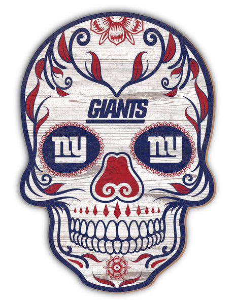 Wholesale NFL2044-Sugar Skull 12in / N2044-New York Giants