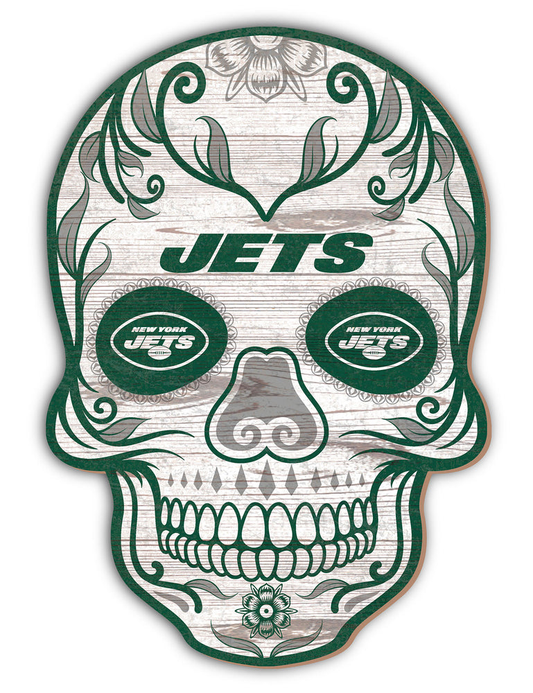 Wholesale NFL2044-Sugar Skull 12in / N2044-New York Jets