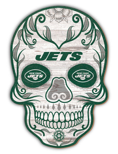 Wholesale NFL2044-Sugar Skull 12in / N2044-New York Jets