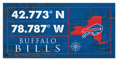 Wholesale NFL2047-Coordinates Color 6x12 / N2047-Buffalo Bills
