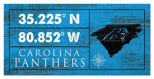 Wholesale NFL2047-Coordinates Color 6x12 / N2047-Carolina Panthers