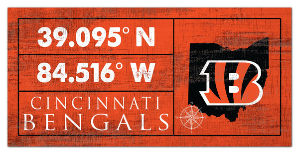 Wholesale NFL2047-Coordinates Color 6x12 / N2047-Cincinnati Bengals