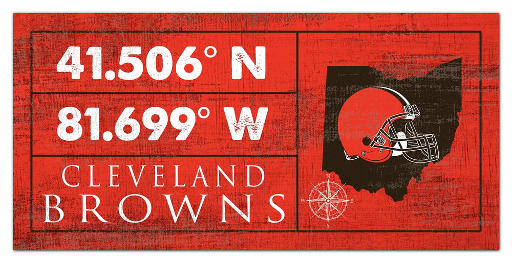 Wholesale NFL2047-Coordinates Color 6x12 / N2047-Cleveland Browns