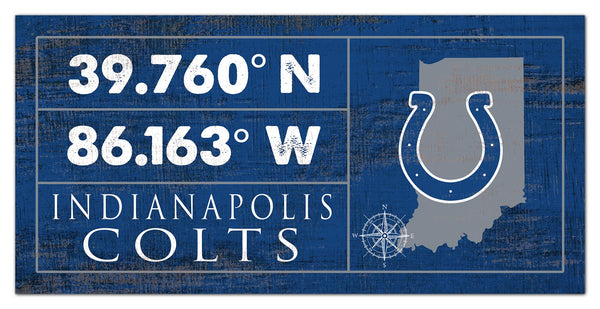 Wholesale NFL2047-Coordinates Color 6x12 / N2047-Indianapolis Colts