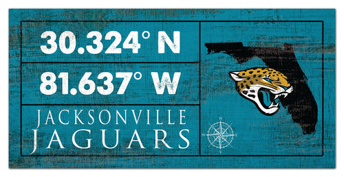 Wholesale NFL2047-Coordinates Color 6x12 / N2047-Jacksonville Jaguars