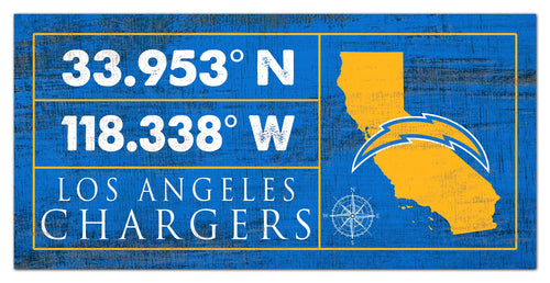 Wholesale NFL2047-Coordinates Color 6x12 / N2047-Los Angeles Chargers