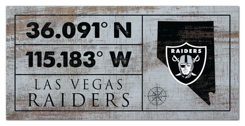 Wholesale NFL2047-Coordinates Color 6x12 / N2047-Las Vegas Raiders