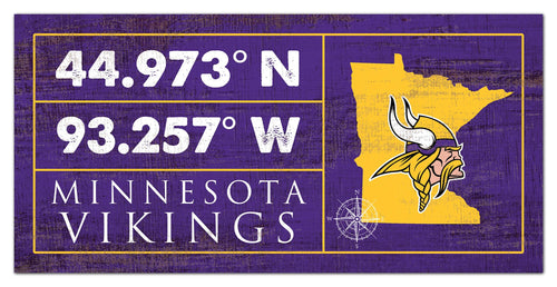 Wholesale NFL2047-Coordinates Color 6x12 / N2047-Minnesota Vikings