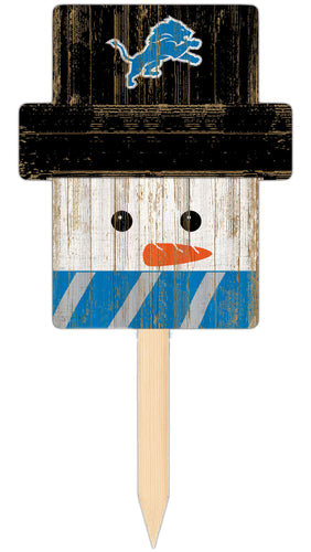 Wholesale C2148-Snow Man Head Yard Stake / N2048-Detroit Lions