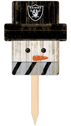 Wholesale C2148-Snow Man Head Yard Stake / N2048-Las Vegas Raiders