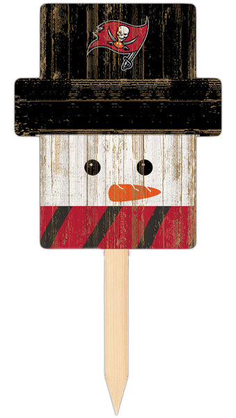 Wholesale C2148-Snow Man Head Yard Stake / N2048-Tampa Bay Buccaneers