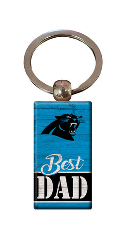 Wholesale NFL2051-Best Dad Keychain / N2051-Carolina Panthers