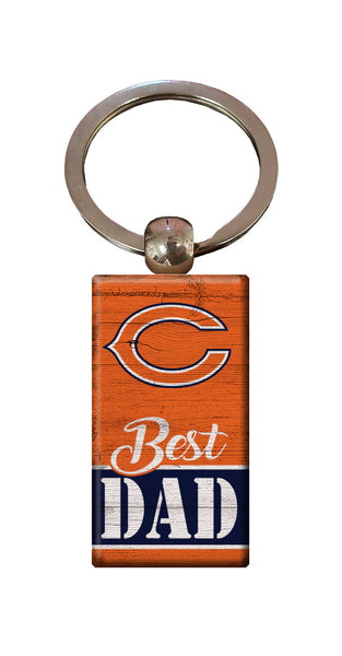 Wholesale NFL2051-Best Dad Keychain / N2051-Chicago Bears