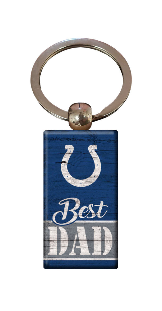 Wholesale NFL2051-Best Dad Keychain / N2051-Indianapolis Colts