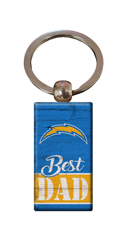 Wholesale NFL2051-Best Dad Keychain / N2051-Los Angeles Chargers
