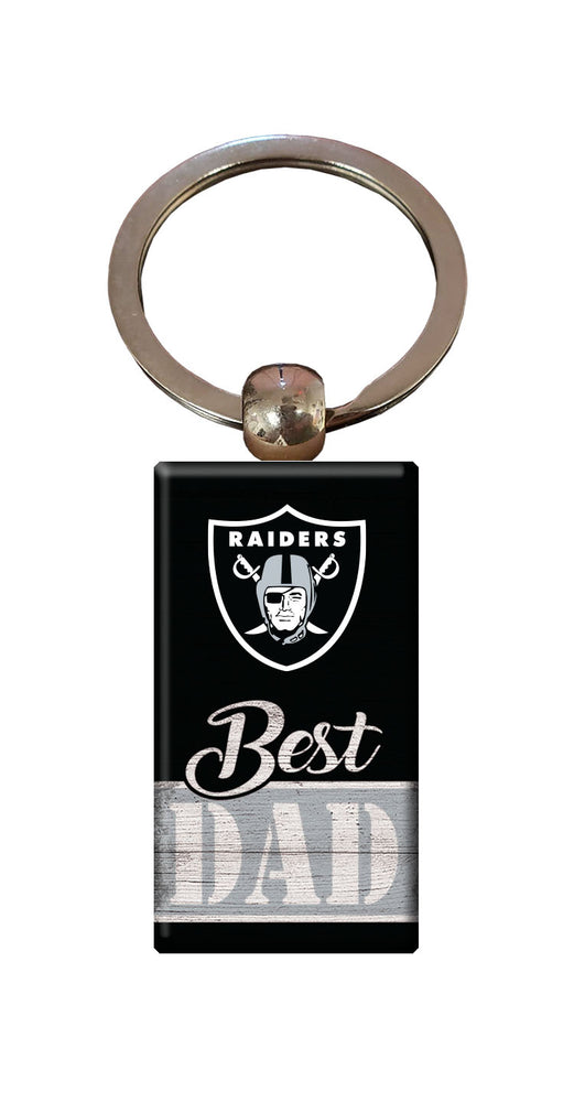 Wholesale NFL2051-Best Dad Keychain / N2051-Las Vegas Raiders