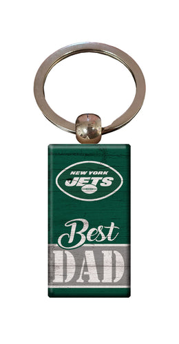 Wholesale NFL2051-Best Dad Keychain / N2051-New York Jets